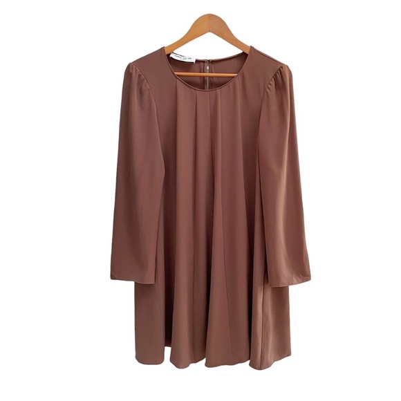 AMANDA UPRICHARD Brown Wendy Dress Swing Mini 1X - Picture 3 of 8